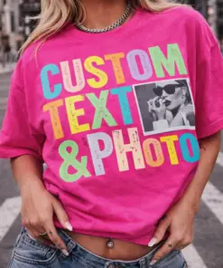 Custom Summer Tshirt, Neon Trendy Summer Shirt, Distressed Beach Tee, Comfort Colors Sunshine Shirt, 2026 Trendy Women's Pink Shirt