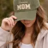 Personalized Mom & Dad Hat Set – Custom Embroidered Parents Caps