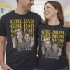 823bfe73-37ea-4eab-a0f2-46e847293278 Custom Girl Dad & Mom Photo Shirt – Vintage Retro Family Tee