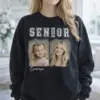 Then and Now Graduation Shirt – Personalized Photo Senior Tee