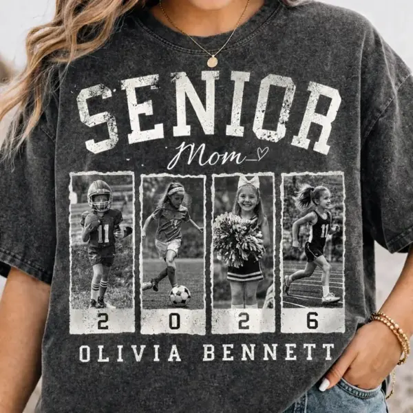 db817a32-0939-45eb-9fb4-9bc57384640d Comfort Colors Senior 2026 Football Shirt – Custom Name & Number Tee
