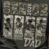 mockup (1) (2) Personalized Senior Mom & Dad 2026 Shirt – Vintage Football Photo Tee
