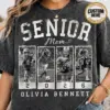 mockup (1) (3) Comfort Colors Senior 2026 Football Shirt – Custom Name & Number Tee