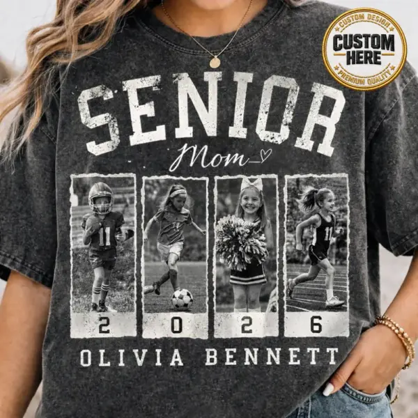 mockup (1) (3) Comfort Colors Senior 2026 Football Shirt – Custom Name & Number Tee